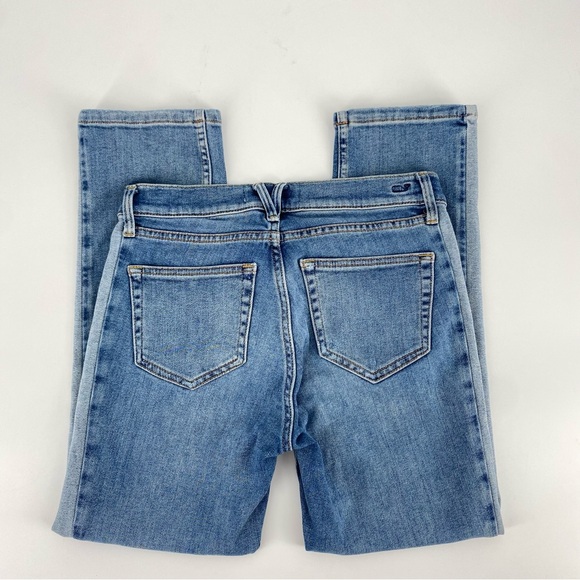 Vineyard Vines Two Tone High Rise Straight Jeans - Picture 7 of 8